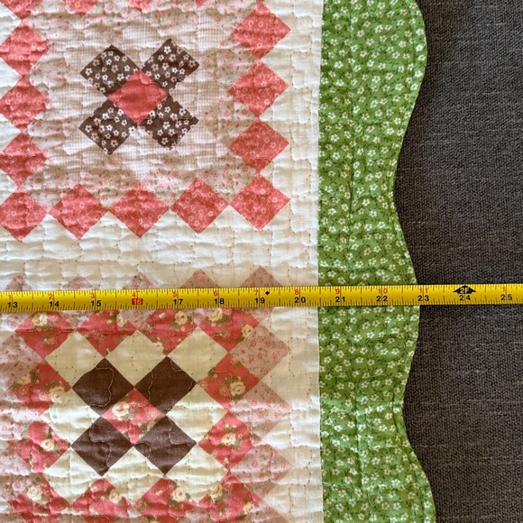 Cottagecore quilted style set of 2 large pillowshams - Picture 7 of 7